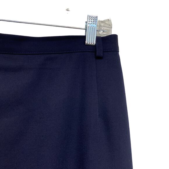 Vintage Alexon Womens Size 14 Navy Blue Pencil Skirt - Picture 3 of 6